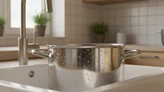 黄ばんだ鍋を15分でピカピカにする方法：簡単な家庭用ライフハック