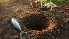 なぜ魚を埋めるのか?ベテラン園芸家の秘訣