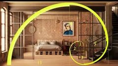 インテリアにおける黄金比：部屋の印象を一瞬で変える簡単なテクニック